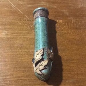 Handmade ceramic hanging bud vase